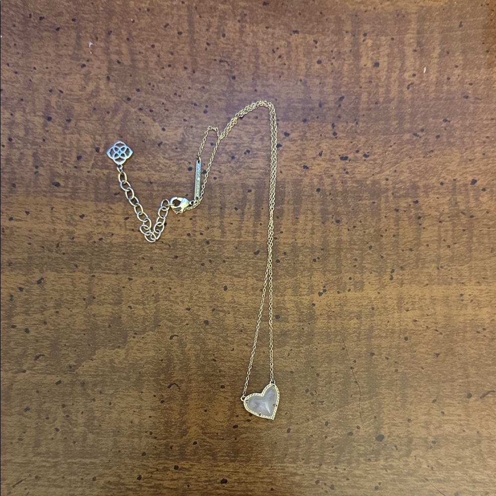 Kendra Scott Gold Heart Necklace